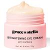imagegrace ampamp stella Under Eye Cream for Dark Circles  Caffeine Eye Cream Anti Aging for Wrinkles  For Undereye Brightening Puffiness Wrinkles and Bags  Made in USA Vegan 046 oz13 g