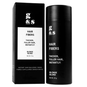 imageHair Building Fibers for Balding Hair 22g  Large Bottle  Instant Hair Thickening Fibers for Thinning Hair  Discreetly Cover Bald Spots by grace and stella Blond