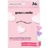 imagegrace ampamp stella Award Winning MultiSize Pimple Patches for Face  Dermatologist Tested Acne Patches for Face  Hydrocolloid Patch for Breakouts Whiteheads  Vegan Pimple Patch Clear 72 PackPack of 36