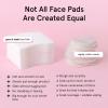 imagegrace ampamp stella Face Pads for Toner Essence and DIY Mask 100 Count  Soft LintFree Makeup Remover Pads  Durable XL Facial Pad for Skincare  Vegan CrueltyFreePack of 200